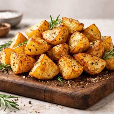 Oven roast potatoes