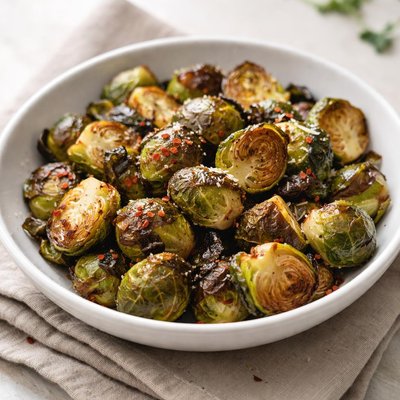 Oven roasted brussel sprouts