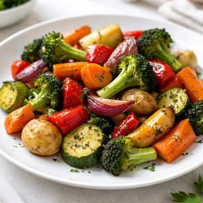 Oven roasted vegetables
