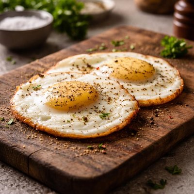 بيض مسلوق تمامًا