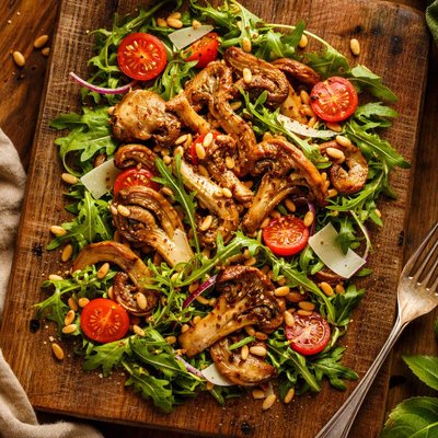 Oyster mushroom salad