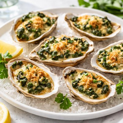 Oysters rockefeller