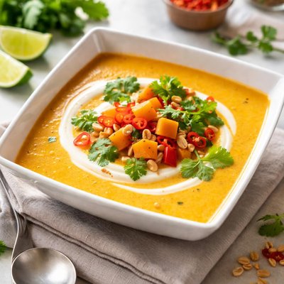 Pacific thai sweet potato soup