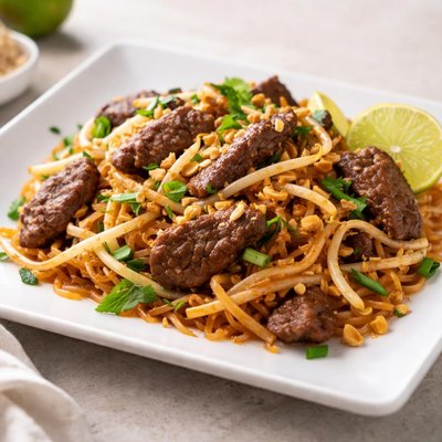 Pad thai beef