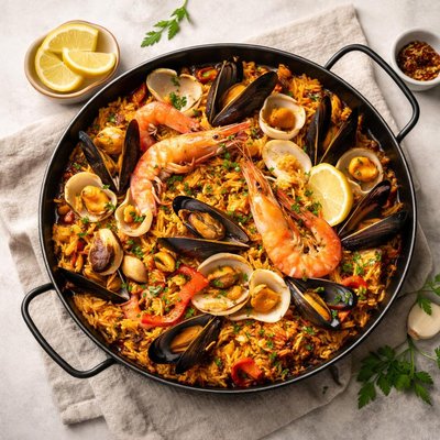 Paella marinera