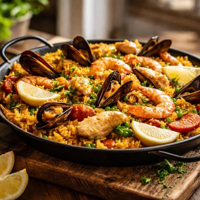 Paella mixta