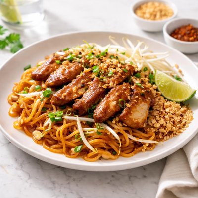 Pai chicken pad thai
