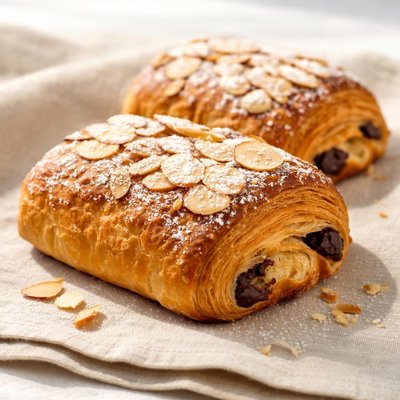 Pain au chocolat aux amandes