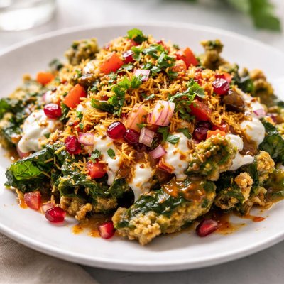 Palak chaat