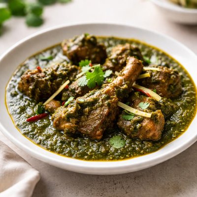 Palak lamb