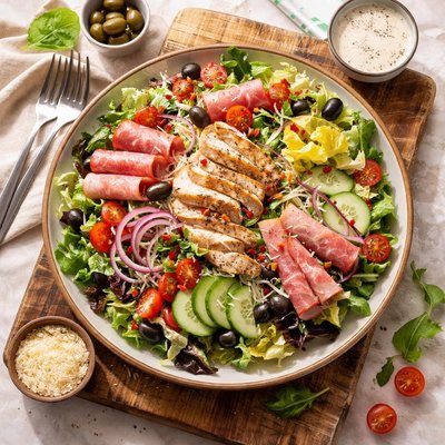 Palazzos dinner salad