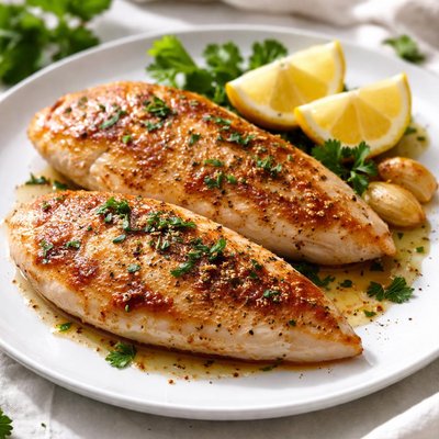 Pan-fried chicken breast