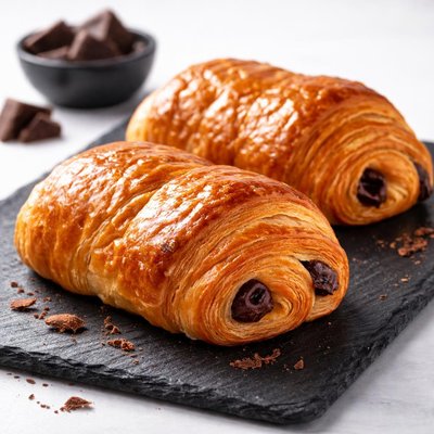 Pan au choclait croissant