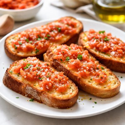 Pan con tomate