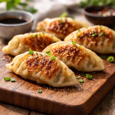 Pan fried dumpling