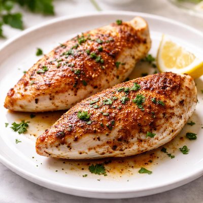 Pan seared chicken breast