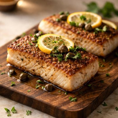 Pan seared mahi mahi