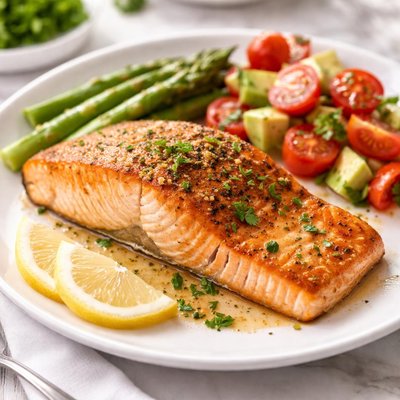 Pan seared salmon