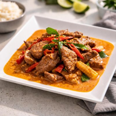 Panang beef curry
