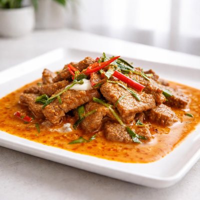 泰式椰汁咖喱牛肉