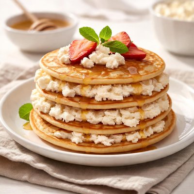 Pancake with cottage cheese