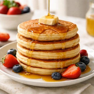 Pancake with syrup