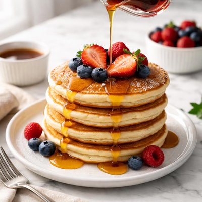 Pancakes syrup