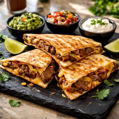 Pancheros steak quesadilla