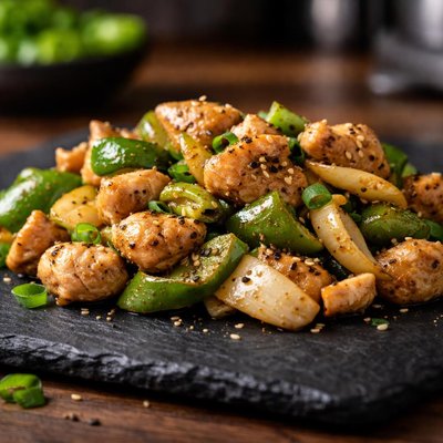 Panda express black pepper chicken