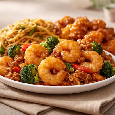 熊猫快餐 大份 虾