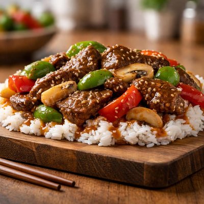 Panda express pepper steak