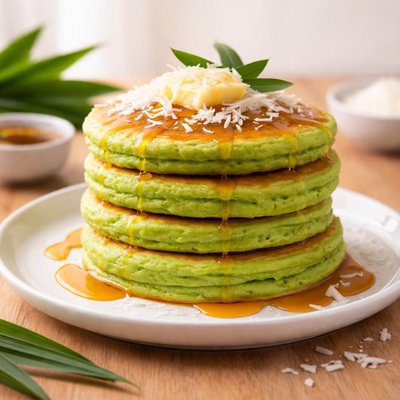 Pandan pancake