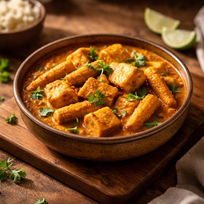 Paneer baby corn curry