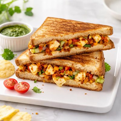 Paneer cheese sandwich