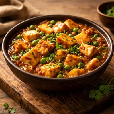 Paneer mutter aloo