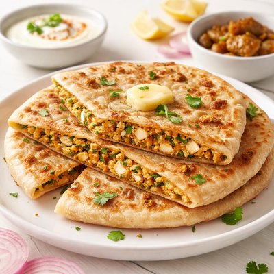 Paneer paratha