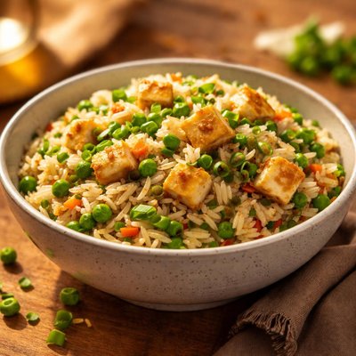 Paneer spring onion rice Nutrition