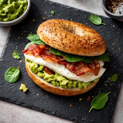 Panera bread evo egg whites sandwich with avocado and bacon