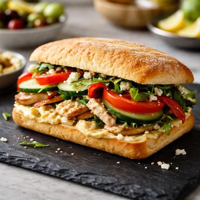 Panera bread medeterriam sandwich