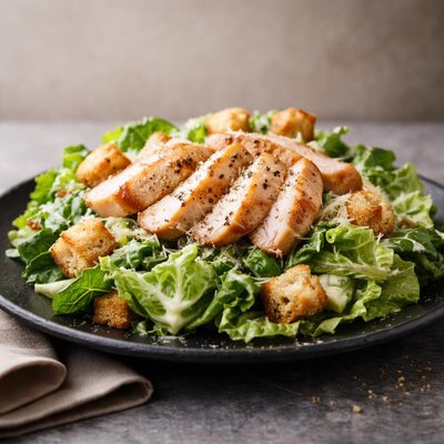 Panera ceaser salad with chicken