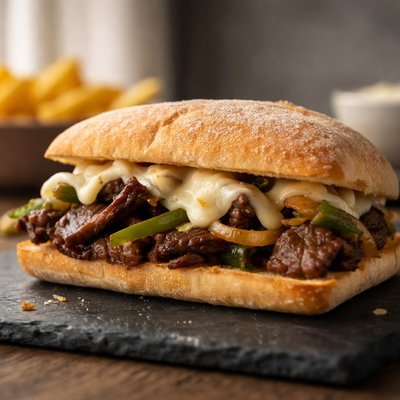 Panera ciabatta cheesesteak