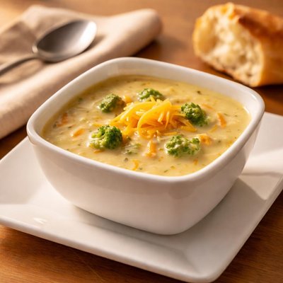 Panera half cup broccoli cheddar soup