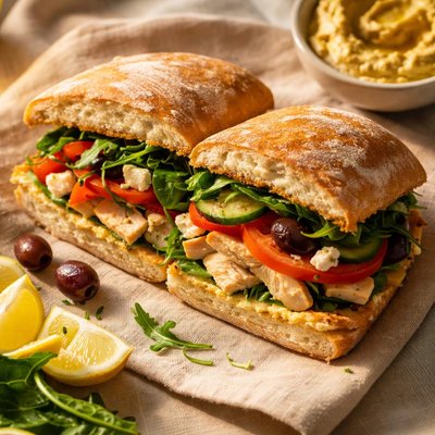 Panera mediterranean sandwich