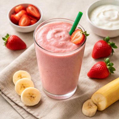 Panera strawberry banana smoothie