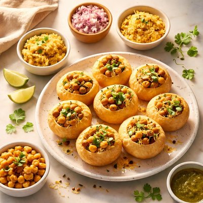 Pani puri without pani