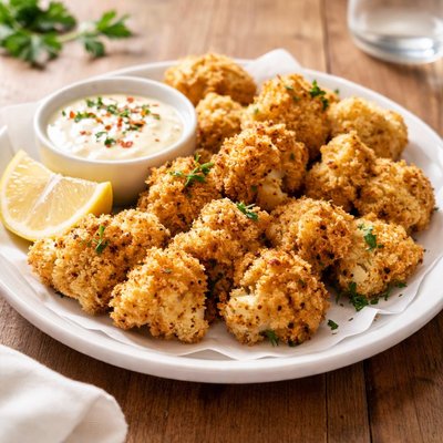Panko cauliflower
