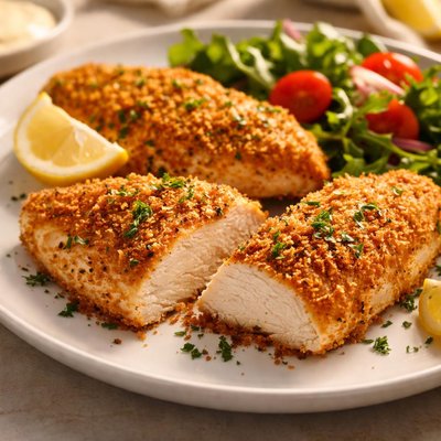 Panko crusted chicken