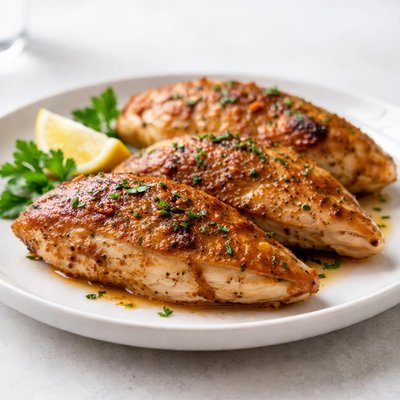 Panned fried chicken