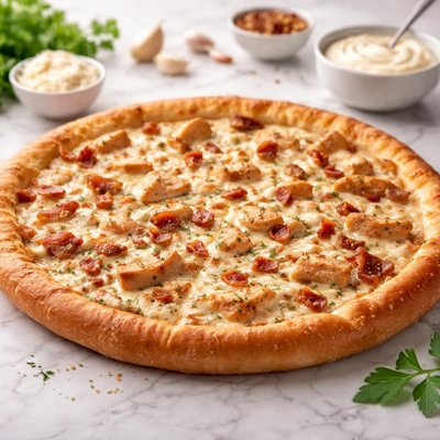 Papa john alfredo pizza