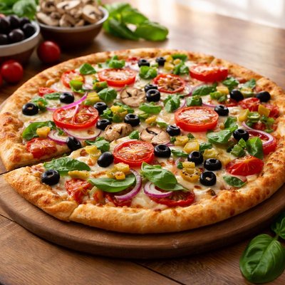 Papa murphys vegitarian pizza